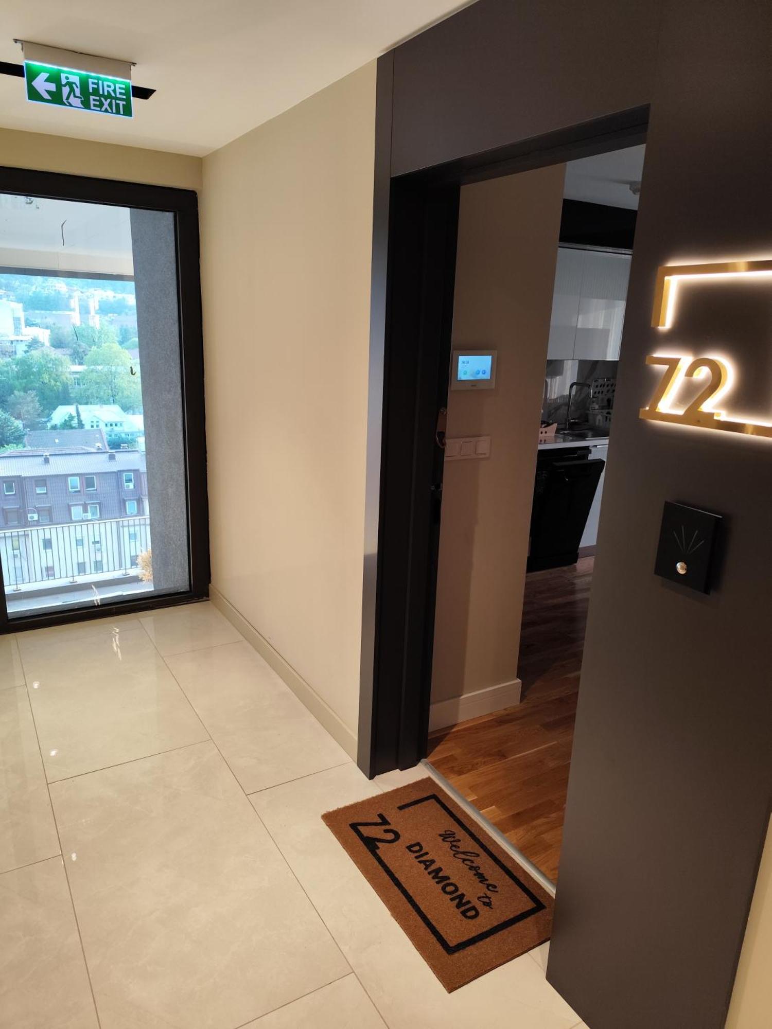 Diamond 72 Apartment , Skopje City - Center, Diamond Residences, Free Parking מראה חיצוני תמונה
