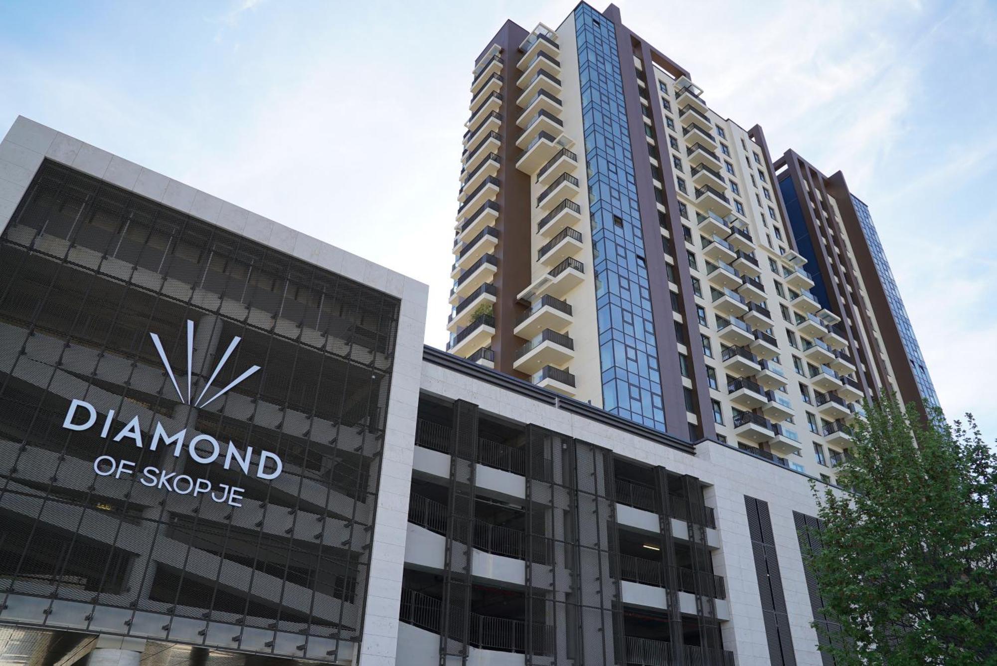 Diamond 72 Apartment , Skopje City - Center, Diamond Residences, Free Parking מראה חיצוני תמונה